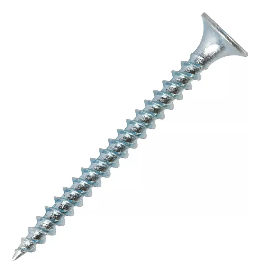Tornillo Vulcanita Punta Fina 6 X 1 5/8 Zinc (bolsa 1000 U)