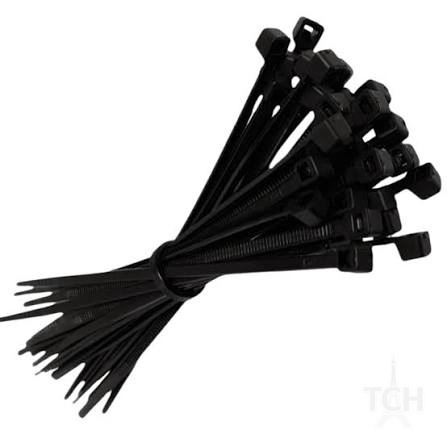 AMARRA CABLE PVC NEGRA 300 x 4.8 mm CV-300 (UVYA)