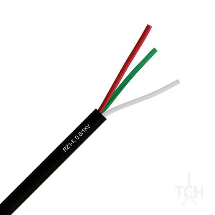 CABLE ECO-REVI L/H. 3x10mm RZ1-K NEGRO 0.6/1KV.90°C(A)