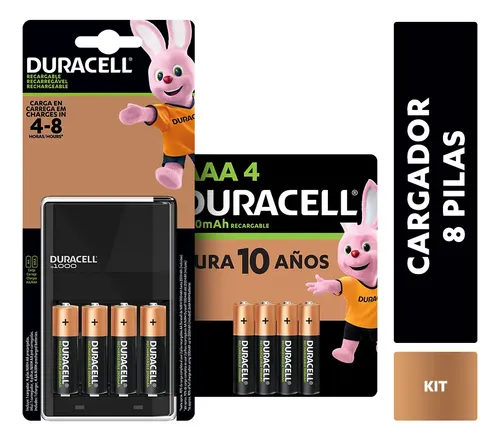 CARGADOR DURACELL X4 AA/AAA