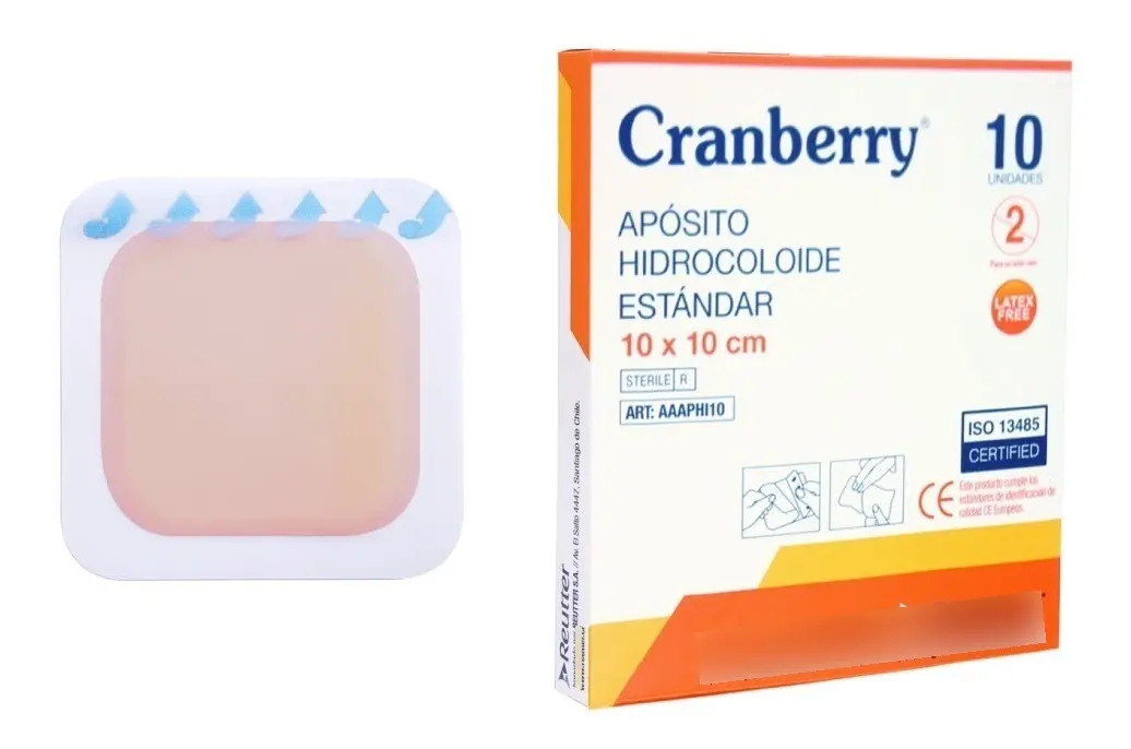 Apósito Hidrocoloide Estándar 10 X 10 Cm Caja De 10 Unidades